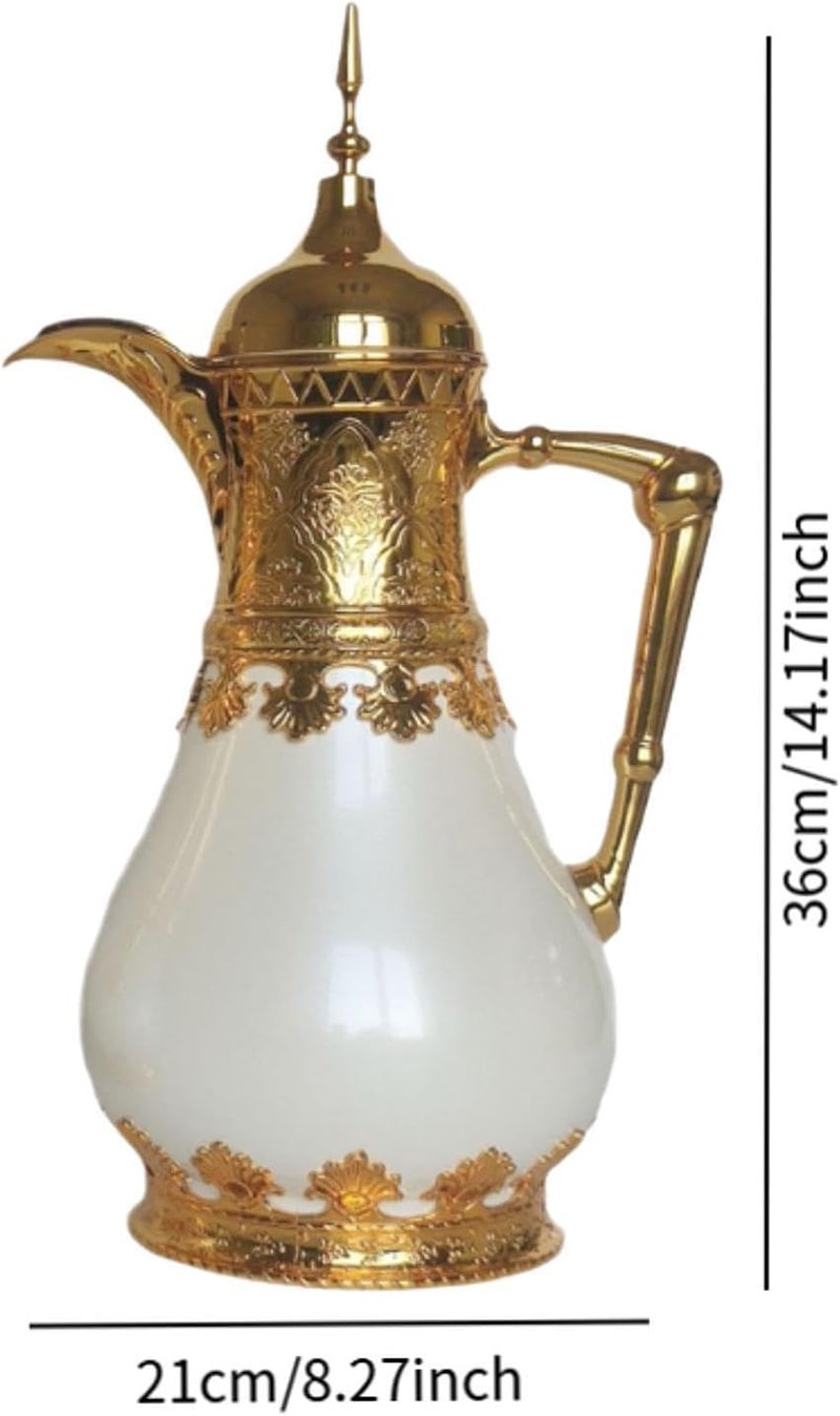 Arabian Thermal Coffee Pot Insulated Coffee Carafe for Home Kitchen Luxury Elegant Glass Liner Housewarming Tea Kettle Teapot - Image 4