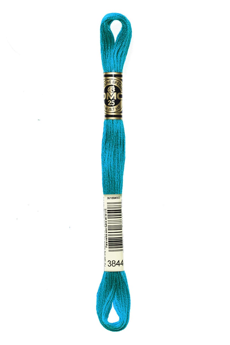 DMC Dmc 6Strand Embroidery Cotton 87ydDark Bright Turquoise