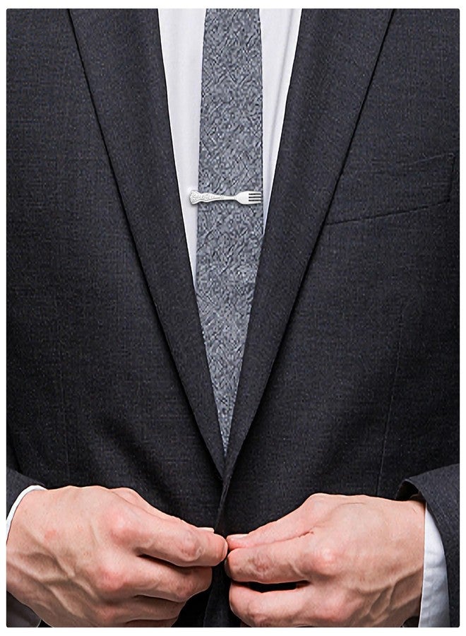 Wynameleri Tie Pin Novelty Fashion Tie Clip Fork Design for Men in Gift Box - Image 4