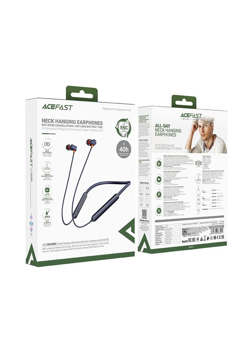 ACEFAST N2 Neck Hanging Call Noise Reduction Wireless Earphones - Image 3
