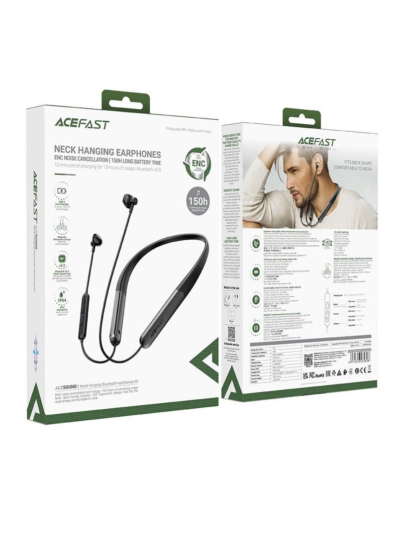 ACEFAST N2 Neck Hanging Call Noise Reduction Wireless Earphones - Image 2