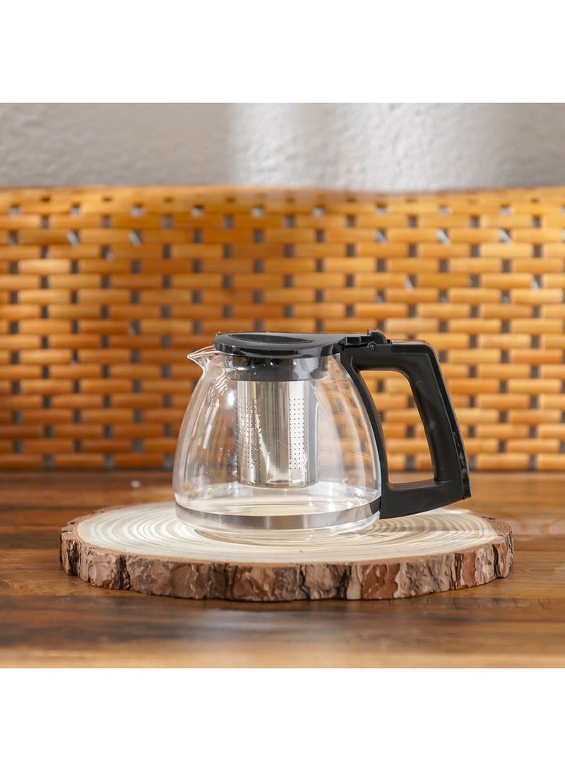 DANUBE HOME Chef's Delight Tea Pot with Filter – Stainless Steel Infuser Tea Kettle for Loose Leaf & Herbal Tea Brewing, Durable, Stylish Design, Perfect for Home & Gift - 1000ml - Image 1