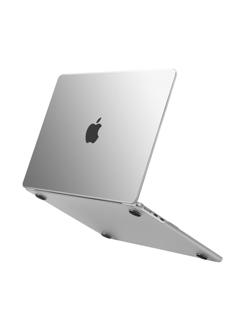 Hard Shell Plastic Case Compatible for MacBook Air 13.6 Inch M3 A3113 M2 A2681 with Retina Display & Touch ID Release 2024 2023 2022 - Matte Clear - Image 1