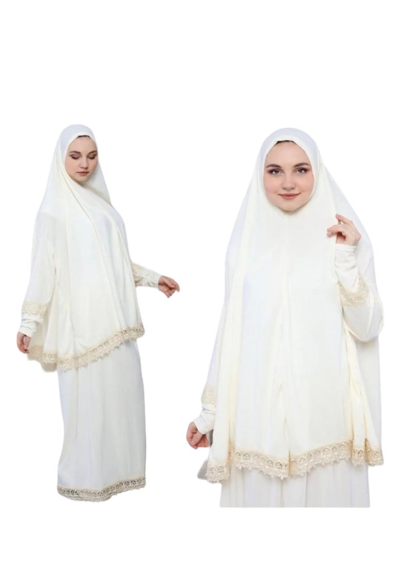 أولودينيز  ملابس صلاة للفتيات ، يانس واسدال صلاة  بقياس موحد يناسب جميع الاحجام ، خامة وتصميم مميز ، صناعة تركية - Image 3