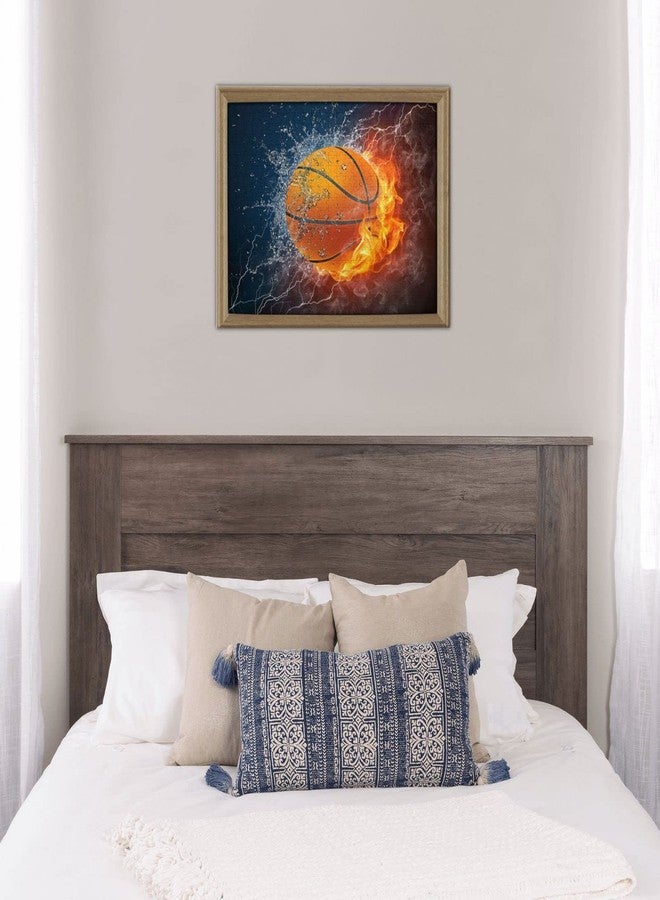 Futterya Wooden Jigsaw Puzzles 500 Piece Basketball Fire Intellective Game for Teens Modern Stylish Nice Collection Home Decoration - Image 4