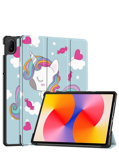 Case For Huawei MatePad SE 11" 2024 Multi-Viewing Angles All New PU Leather Smart Cover with Auto Sleep Wake Feature Slim Flip Shell Case for Huawei MatePad SE 11 (5)