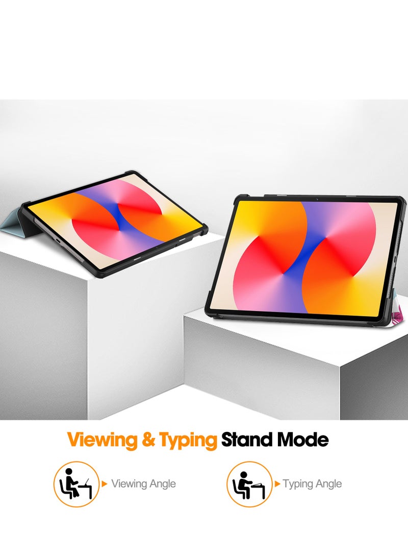 Case For Huawei MatePad SE 11" 2024 Multi-Viewing Angles All New PU Leather Smart Cover with Auto Sleep Wake Feature Slim Flip Shell Case for Huawei MatePad SE 11 (5)