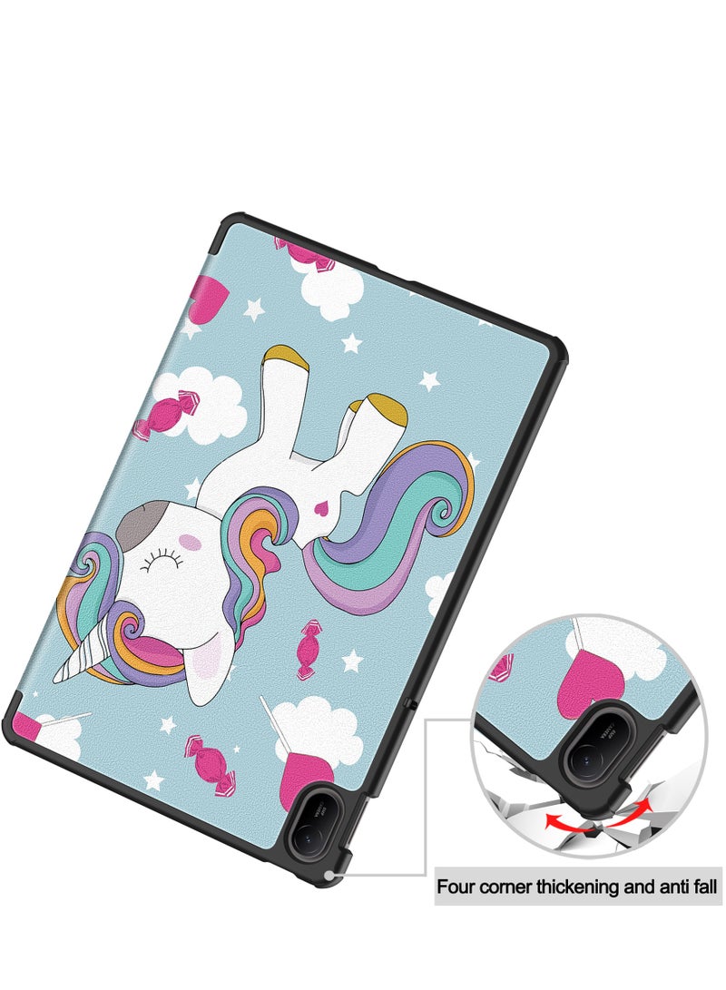 Case For Huawei MatePad SE 11" 2024 Multi-Viewing Angles All New PU Leather Smart Cover with Auto Sleep Wake Feature Slim Flip Shell Case for Huawei MatePad SE 11 (5)