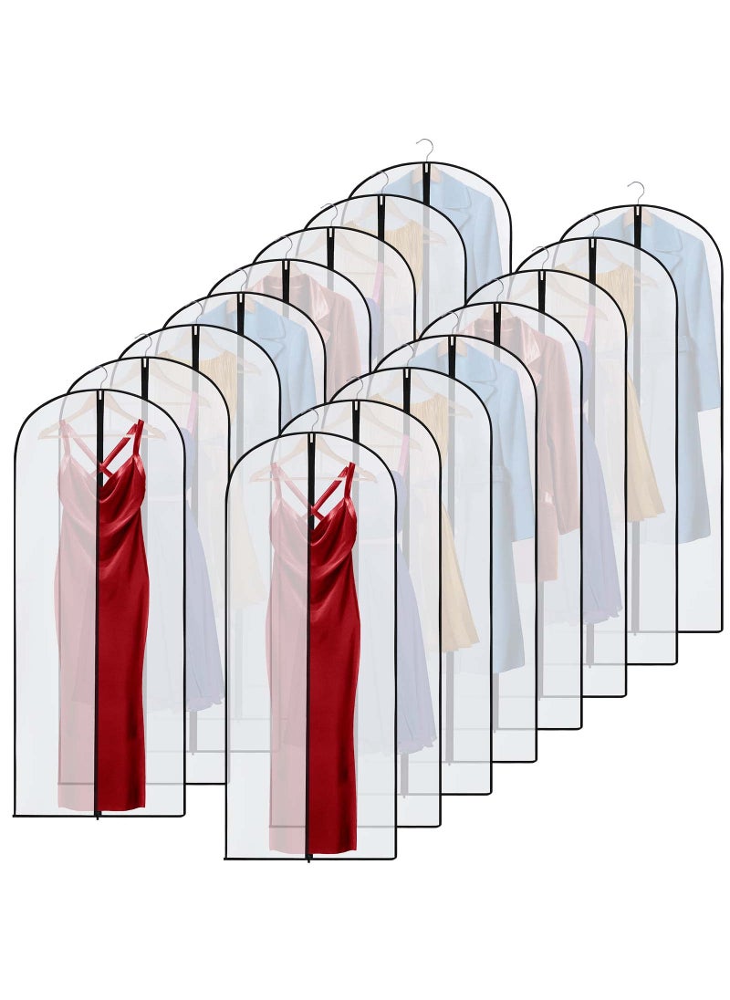 Amylove 20 Pcs 7260inch Bulk Garment Bags for Hanging Clothes Travel Garment Bag Suit Protector Cover Dress Bags Storage Bags for Clothes Long Dress Suit Coat Costumes Uniforms24 x 60 Inch 