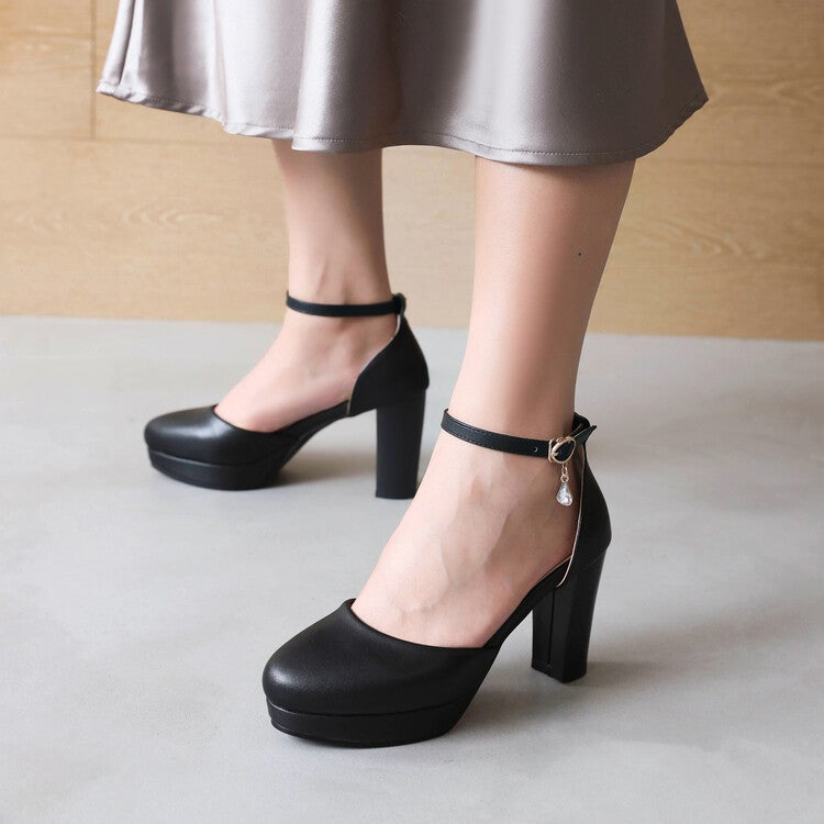 Dropshopping2022 Spring Fashion High-Heeled Women'S Shoes 33-46 Size Size Hollow Round Toe Single Shoes - Image 5