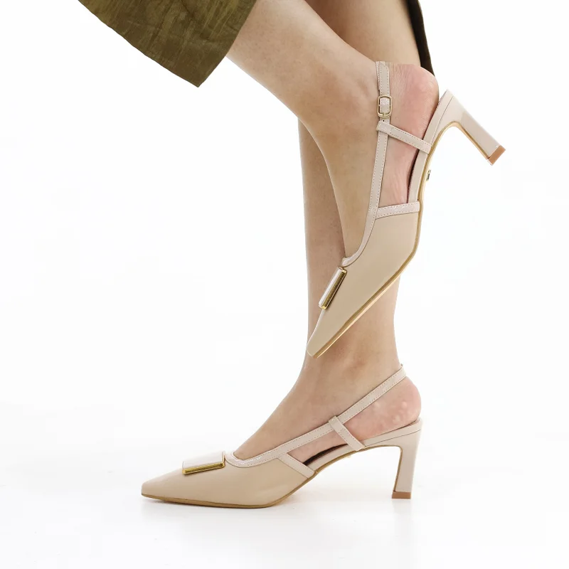 LAMARAPARIS MUSK SLINGBACK 6.5 CM HEEL WITH POINTED TOE