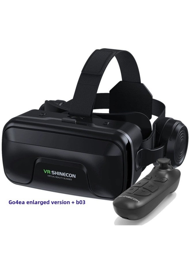 VR Glasses Thousand Magic 6 Generation G04E/A Headset Version Mobile Phone 3D Virtual Reality Helmet Large Screen 7-Color:G04EA Plus Size + B03 Handle - Image 1