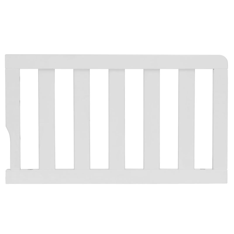 Dream On Me Convertible Crib Toddler Guard Rail in White Compatible with Select Cribs Crib to Toddler Bed Conversion Easily Attachable 2125L x 12W x 1225H