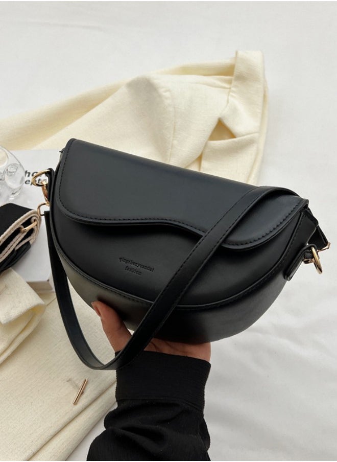WAOKN - Women's Popular Retro Shoulder Bag, Ladies Versatile Fashion Armpit Small Square Bag Crossbody Bag Sling Bag Side Bag Carry Bag, PU Leather Carry Bag for College Students and Teenagers - Image 1