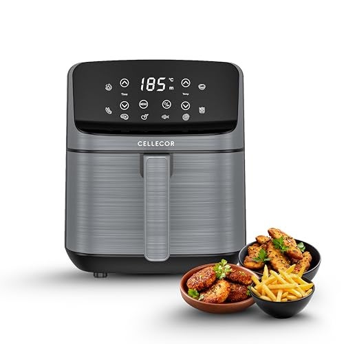 Cellecor Aurifry Digital Air Fryer 4.5L | 1500W | 360° Rapid Air Circulation | Up to 90% Less Oil | 8 Preset Modes | Touch Control & Digital Display | Non-Stick Basket | Auto Shut-Off | 2 Yrs Warranty - Image 1