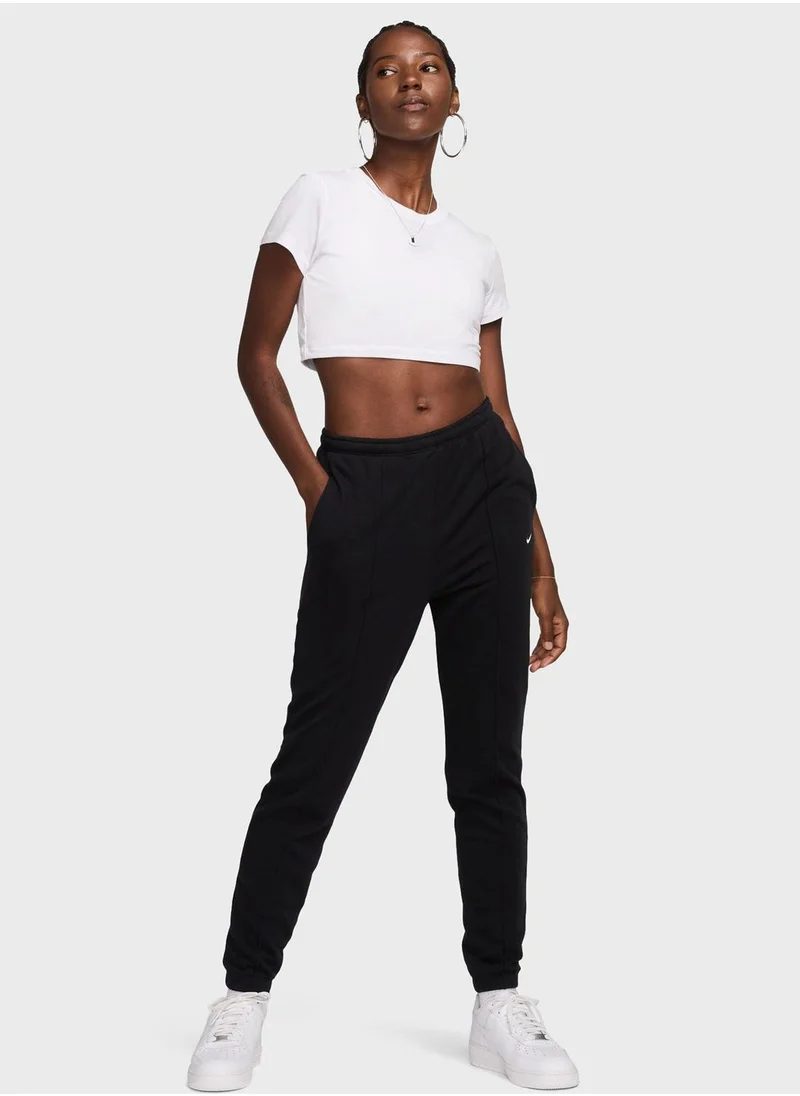 Nike Nsw Knitted Cropped T-Shirt