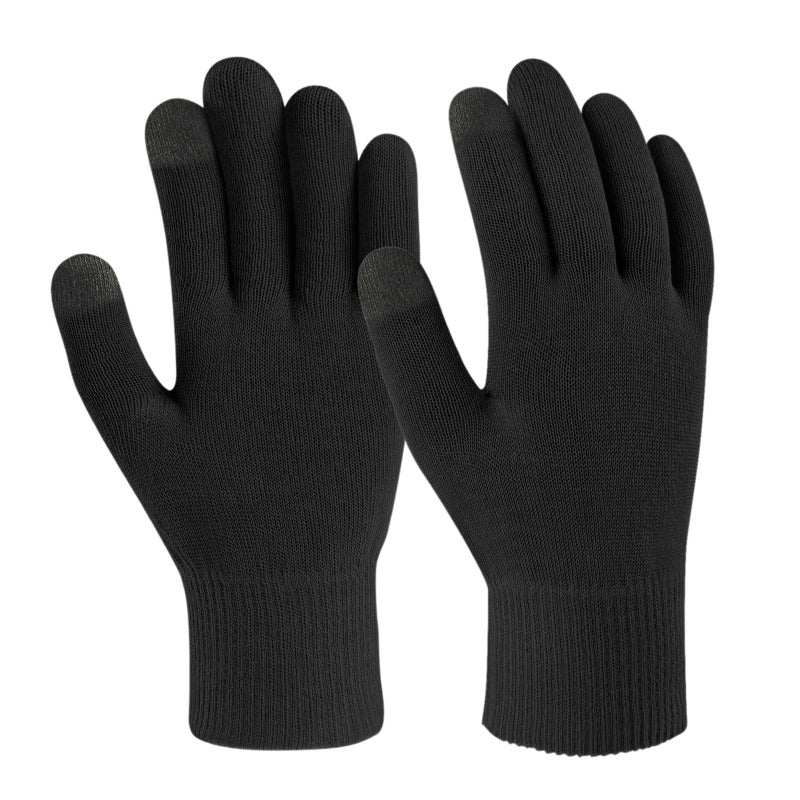 MIG4U Moisturizing Beauty Gloves Touch Screen Overnight Sleeping Glove Large for Men SPA, Dry Hands, Nighttime Lotion, UV Protection, Cosmetic Treatment, XL Black 1 Pairs - Image 1