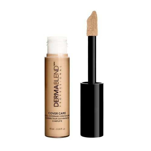Dermablend Cover Care Concealer Full Coverage Concealer Makeup and Corrector for Under Eye Dark Circles Acne Blemishes 24Hr Hydration Matte Finish XL Applicator - Image 1