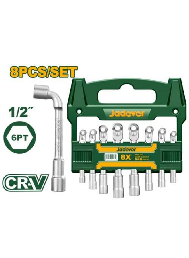 JADEVER L-angled socket wrench set 8 PCS JDTH4208