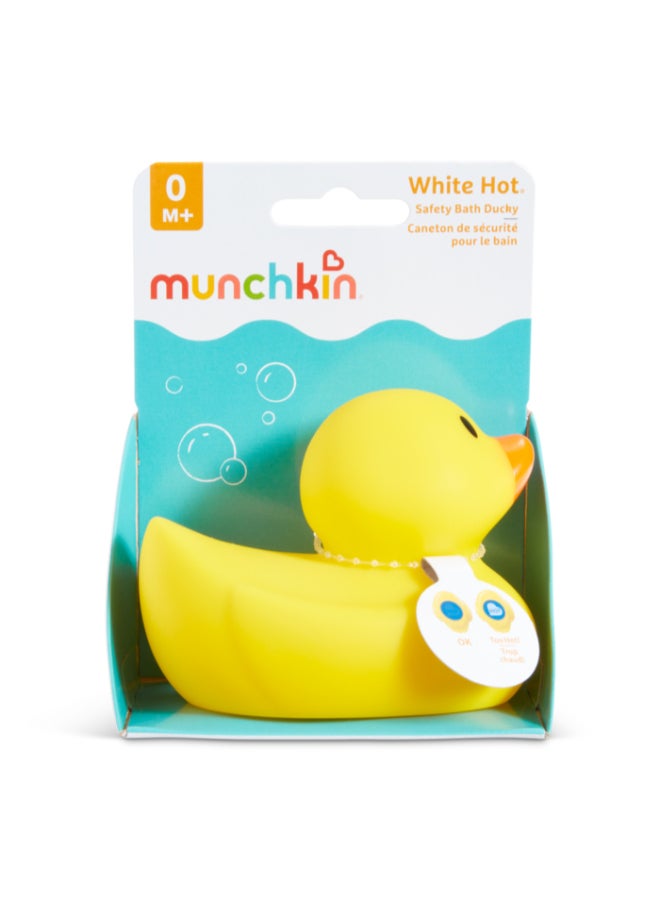Munchkin White Hot® Ducky 0M+ Baby Bath Toy with Water Temperature Indicator Safety Duck - Image 4