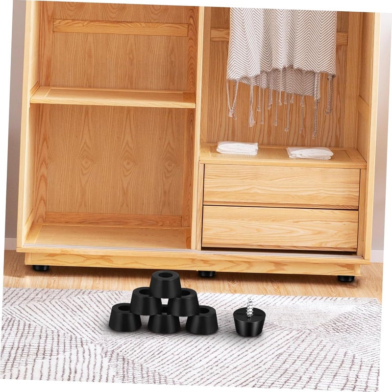 DOITOOL 120sets PVC Feet Protectors Non- Furniture Leg Pads Washers for Enhanced Support and Stability Easy Installation for Various - Image 2