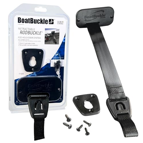 BoatBuckle F14200 Gunwale/Deck Mount Retractable Rod Tie-Down - Image 1