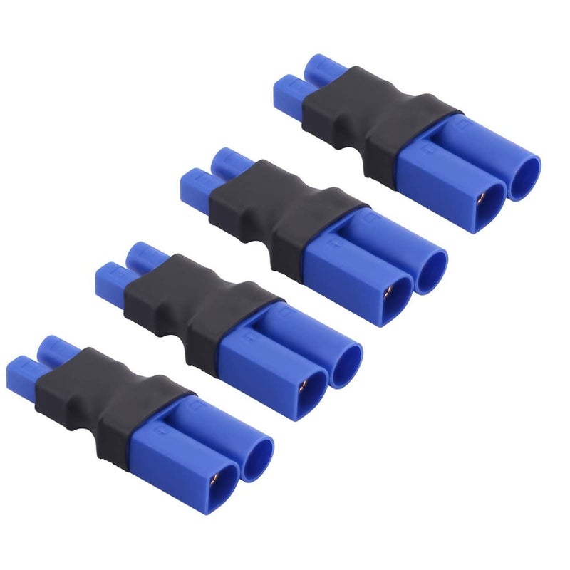 FLY RC 4PCS EC3 Female Connector to EC5 Plug Male Adapter Wireless RC Lipo Battery Connectors - Image 3