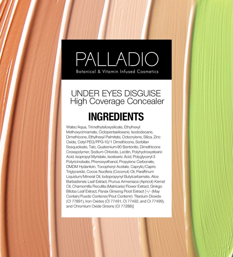 Palladio Full Coverage Concealer - Creamy Face & Under Eye Formula, Disguises Dark Circles, Blemishes, Fine Lines, Evens Skin Tone (Custard) - Image 4