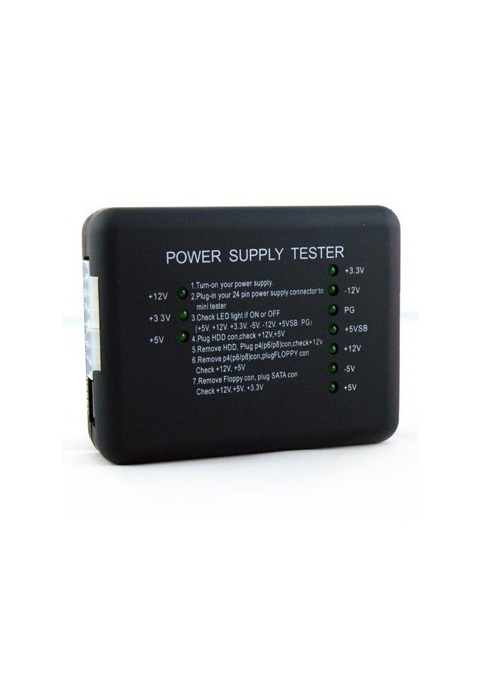 PC Power Supply Tester SMPS 20/24 Pin PSU ATX SATA HDD SMPS LED Display  - Image 2