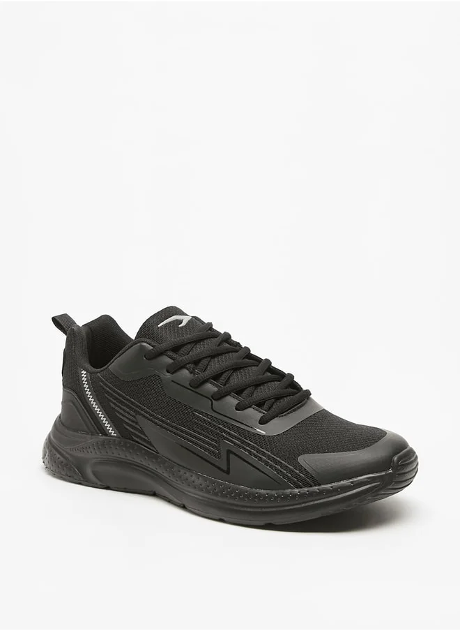 Dash Men's Textured Lace-Up Sports Shoes