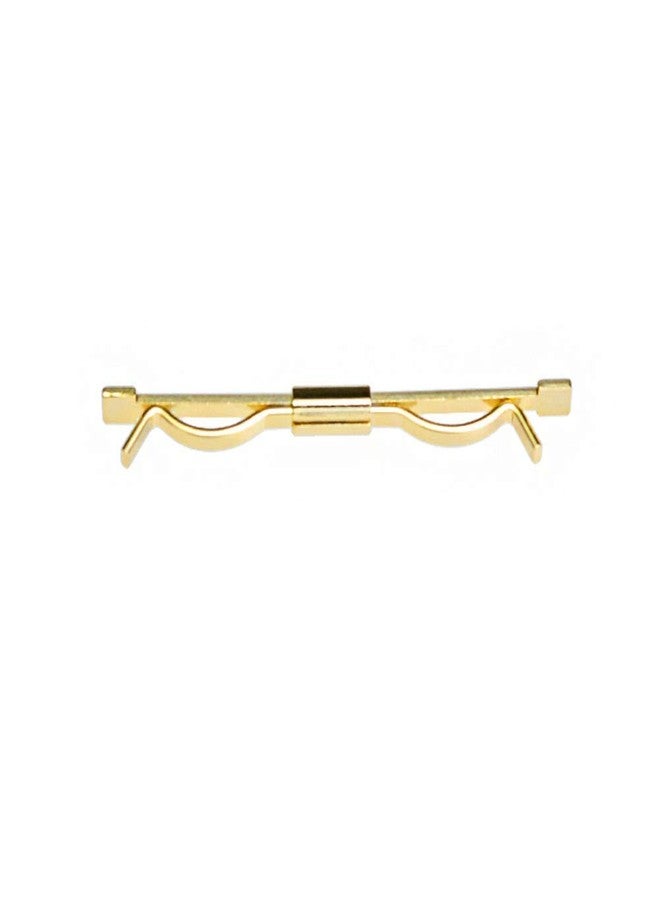 canjoyn Square Head Collar Clips Necktie Tie Clips Collar Bar Shirt Stay Tie Pins Cravat Clip for Men - Image 2