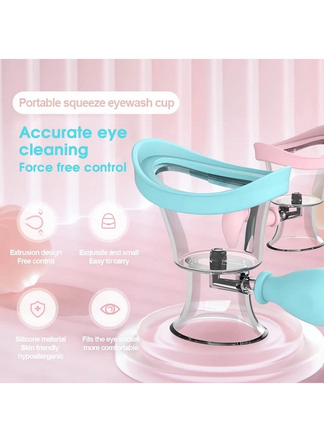 Hannea كوب غسل العين HANNEA®، أكواب عيون محمولة لغسل العين مع صمام هواء، كوب تنظيف العين من السيليكون، أداة شطف العين للسفر - أكثر كفاءة - Image 3