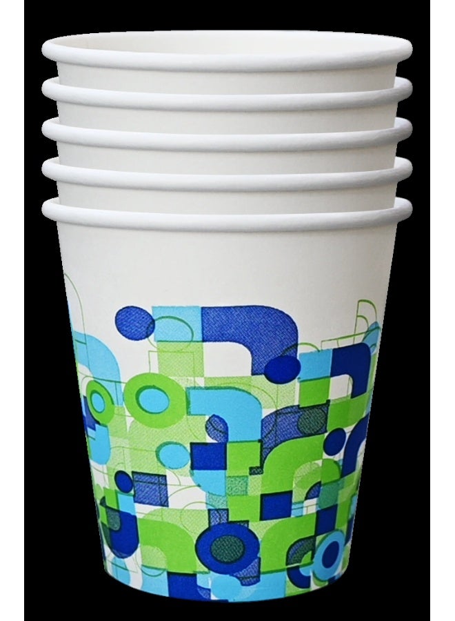 Khaleej Pack كوب ورقي ثقيل الاستخدام لمرة واحدة سعة 6.5 أونصة، عبوة من 50 قطعة - Image 2