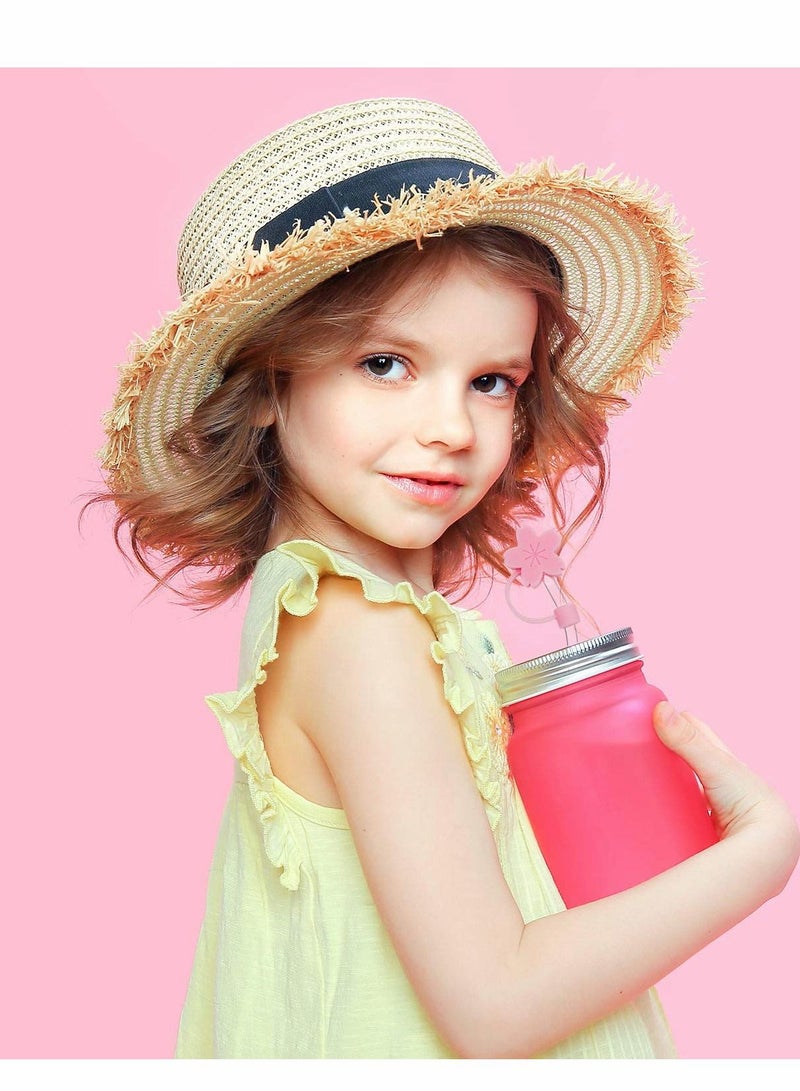 KASTWAVE Silicone Straw Tips Cover, 4 Pcs Reusable Drinking Lids Adorable Dust-proof Plugs for 6-8 mm Straws, Decor Outdoor (Not include Straw) - Image 5