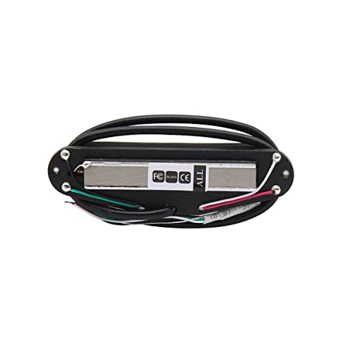 OriPure Hot Dual Rail Pickups Alnico5 Single-Coil-Sized Humbucker 10-11K Fit ST/SQ Style Electric Guitar, Cream - Image 4