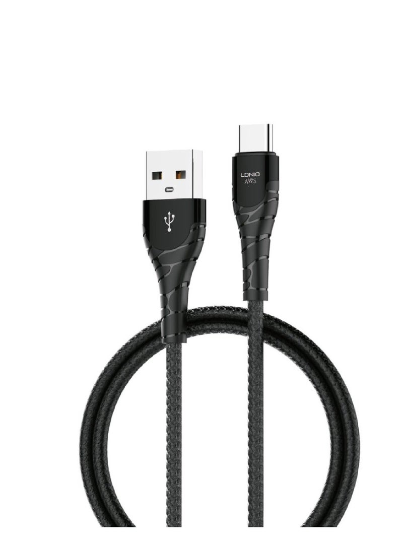 لدنيو كابل شحن فائق السرعة 52 وات USB-A إلى type-C 3M لهاتف iPhone 17/16/15 وiPad وMacBook وSamsung وXiaomi - Image 1
