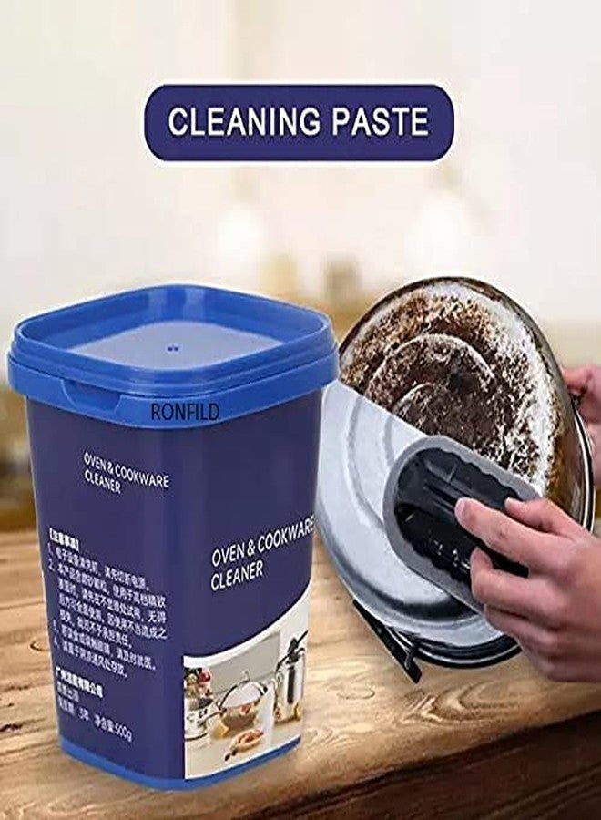 RONFILD Quickly Cleans Cookware Surfaces |Oven & Cookware Cleaner Stainless Steel Cleaning Paste Remove Stains from Pots Pans Multi-Purpose Cleaner & Polish Removes Household Clean - Image 3