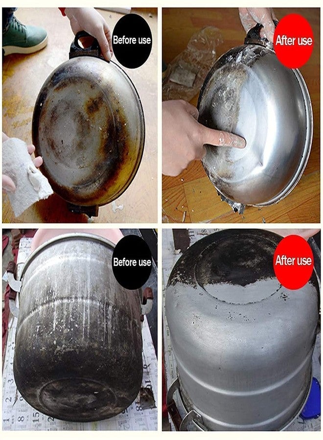 RONFILD Quickly Cleans Cookware Surfaces |Oven & Cookware Cleaner Stainless Steel Cleaning Paste Remove Stains from Pots Pans Multi-Purpose Cleaner & Polish Removes Household Clean - Image 4