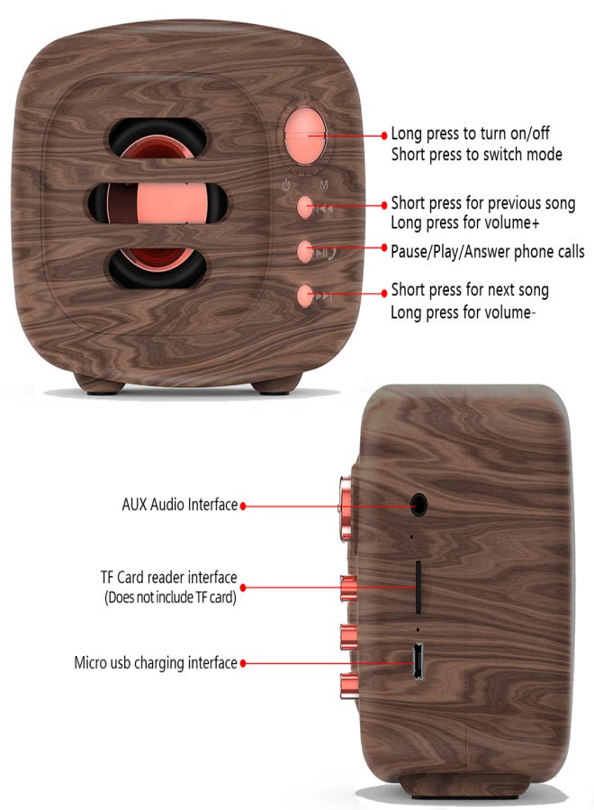 B11 Portable Bluetooth Speaker Stereo Music Audio Player Sound Box Noise Reduction Supports TF Card - Image 3
