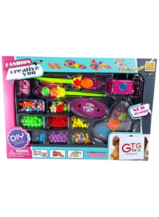 GTG TOYS Hair Beads Set for Girls - Image 4