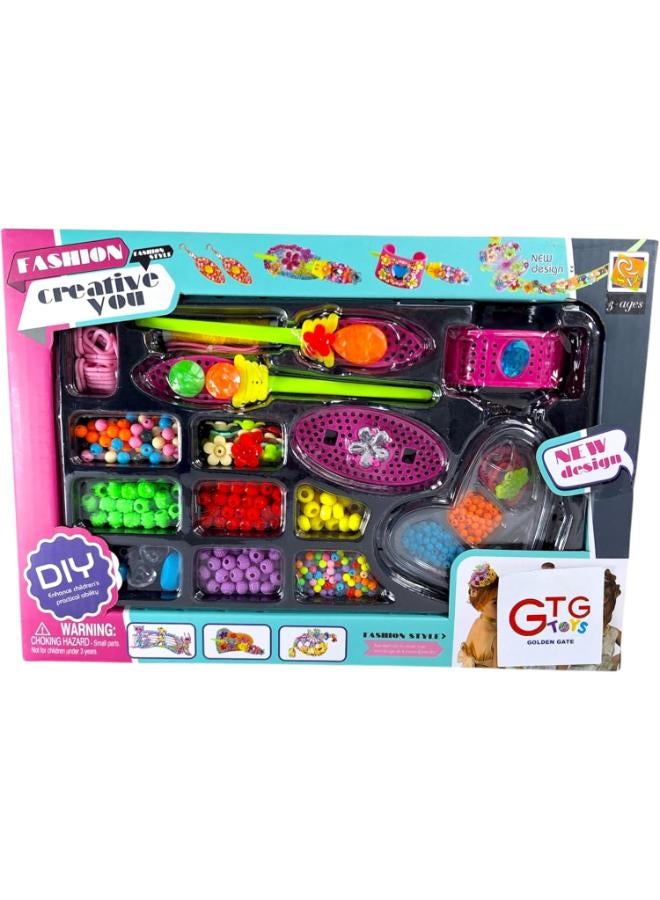 GTG TOYS Hair Beads Set for Girls - Image 1
