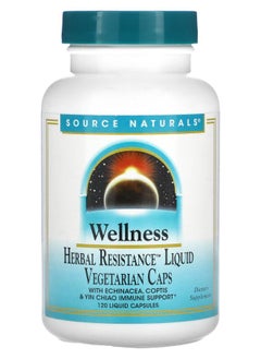 SOURCE NATURALS Wellness Herbal Resistance Liquid 120 Liquid Capsules 