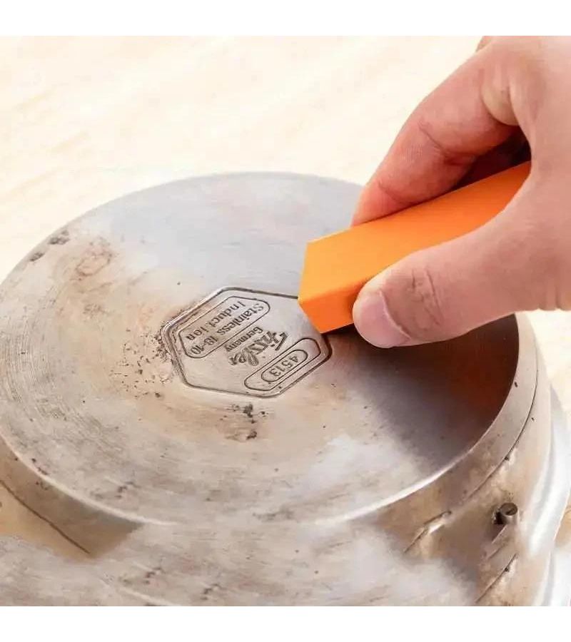 Orange Cleaner Eraser Multi Purpose Kitchen Bathroom Glass Pot Cleaning Tool - Image 4