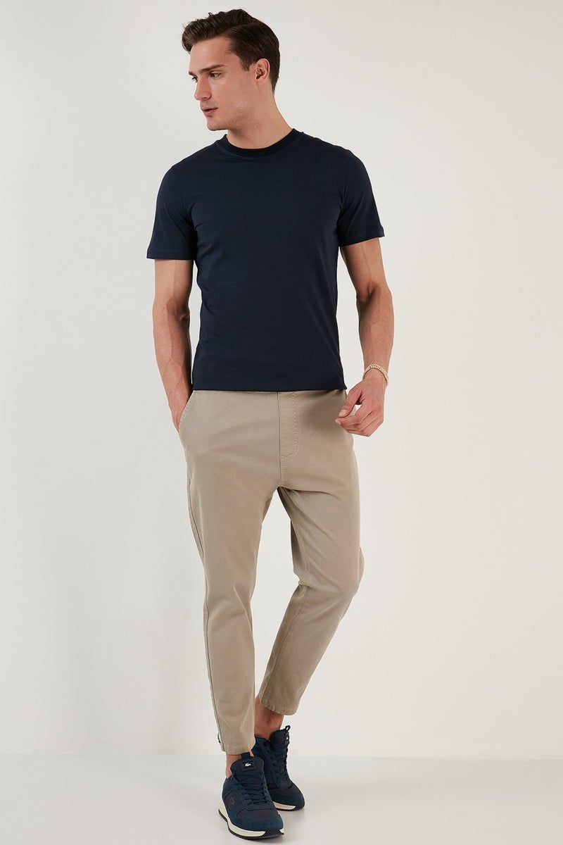 Buratti 100% Cotton Regular Fit Crew Neck T Shirt Men's T Shirt 5902511  - Image 3