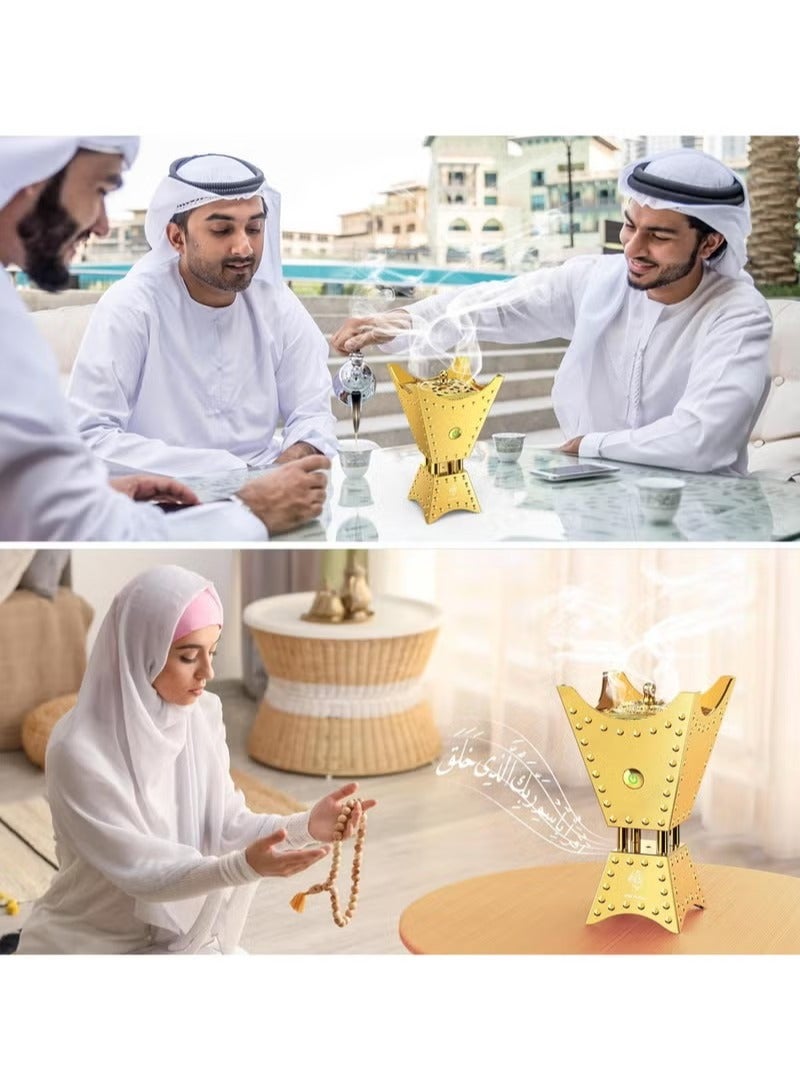 شوبيت مبخرة عود للسيارة والمنزل والمكتب برائحة ذهبية - Image 5