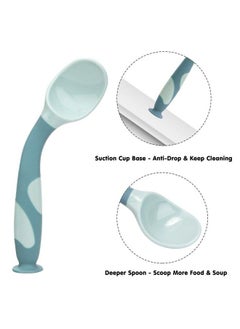 Baby Utensils Spoons With Travel Safe Case Toddlers Feeding Training Spoon With Easy Grip And Bendable Function Perfect Self Feeding Learning Spoons (Suctionblue) - pzsku/Z35C339A2435D48E8FABCZ/45/_/1693484576/8b0c7d70-6d0c-4c34-9487-54145f7a0930