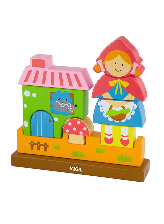 Viga Magnetic Standing Puzzle - Red Riding Hood - Image 2