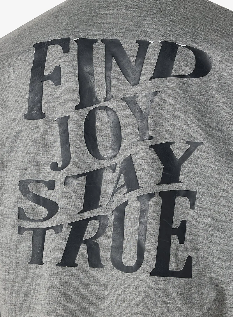Seventy Five Graphic Print Hoodie