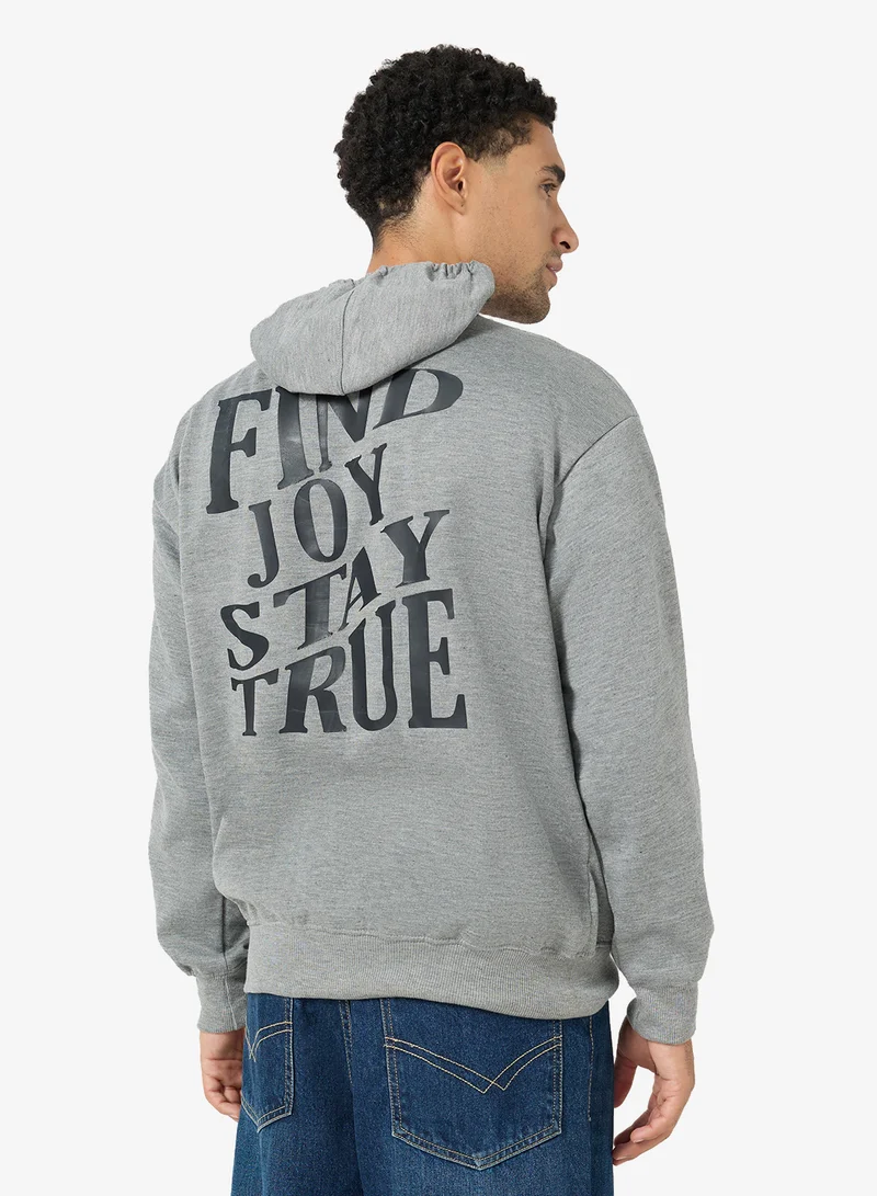 Seventy Five  Graphic Pullover Hoodie for Men | Best Price UAE
