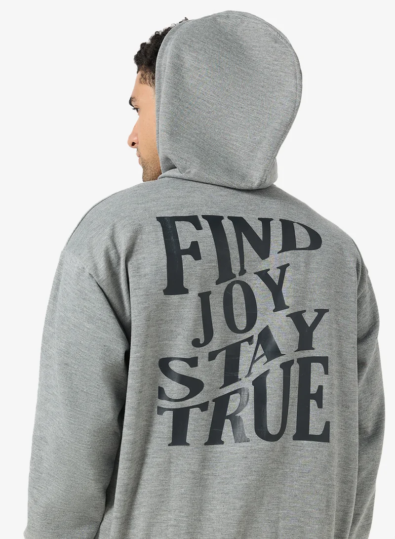 Seventy Five  Graphic Pullover Hoodie for Men | Best Price UAE